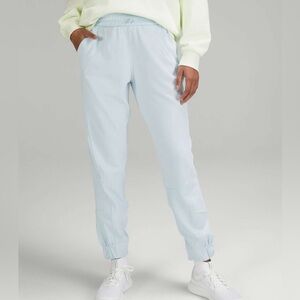 Lululemon Brushed Softstreme Ribbed High Rise Jogger - Powder Blue